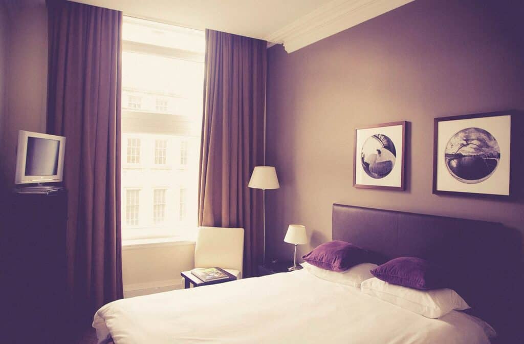 Hotel room interior