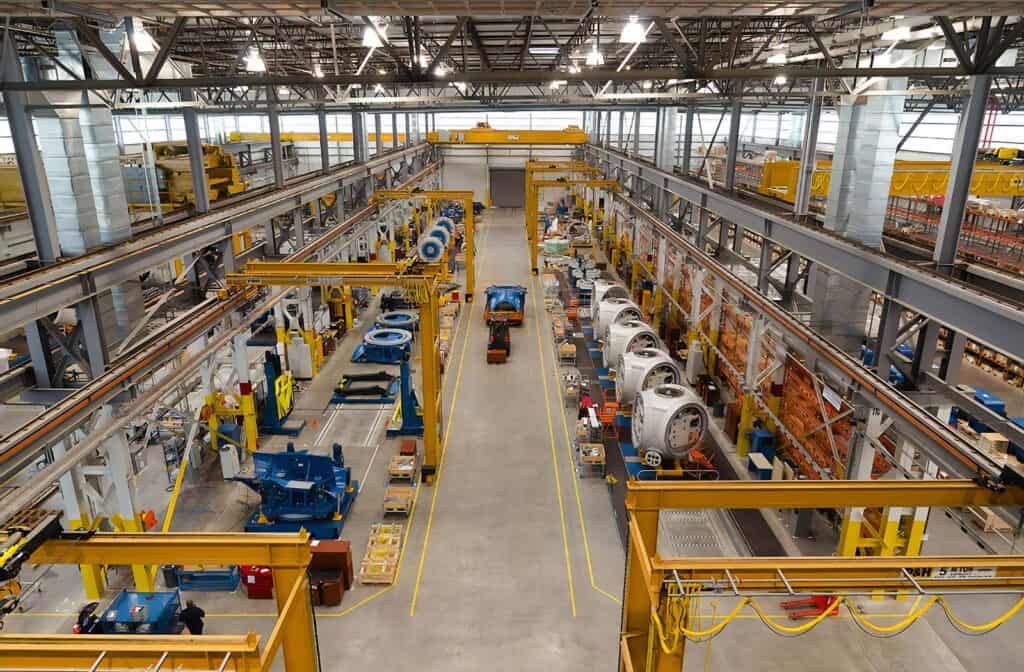 Industrial assembly line